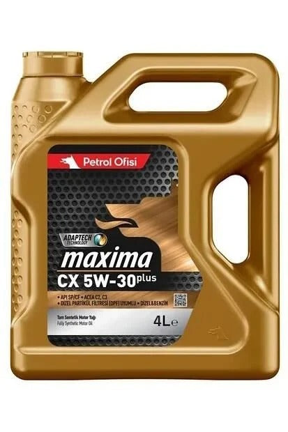 Petrol Ofisi Maxima CX 5W-30 - 4 Litre Partiküllü Motor Yağı