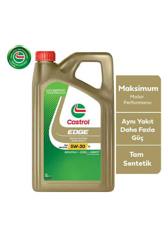 Castrol Edge 5w30 5 Lt Tam Sentetik Parteküllü Motor Yağı